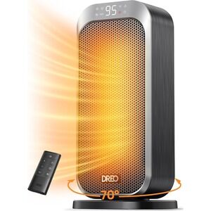 Dreo Space Heaters for Indoor Use, 1500W Fast Heating Portable 16", Silver